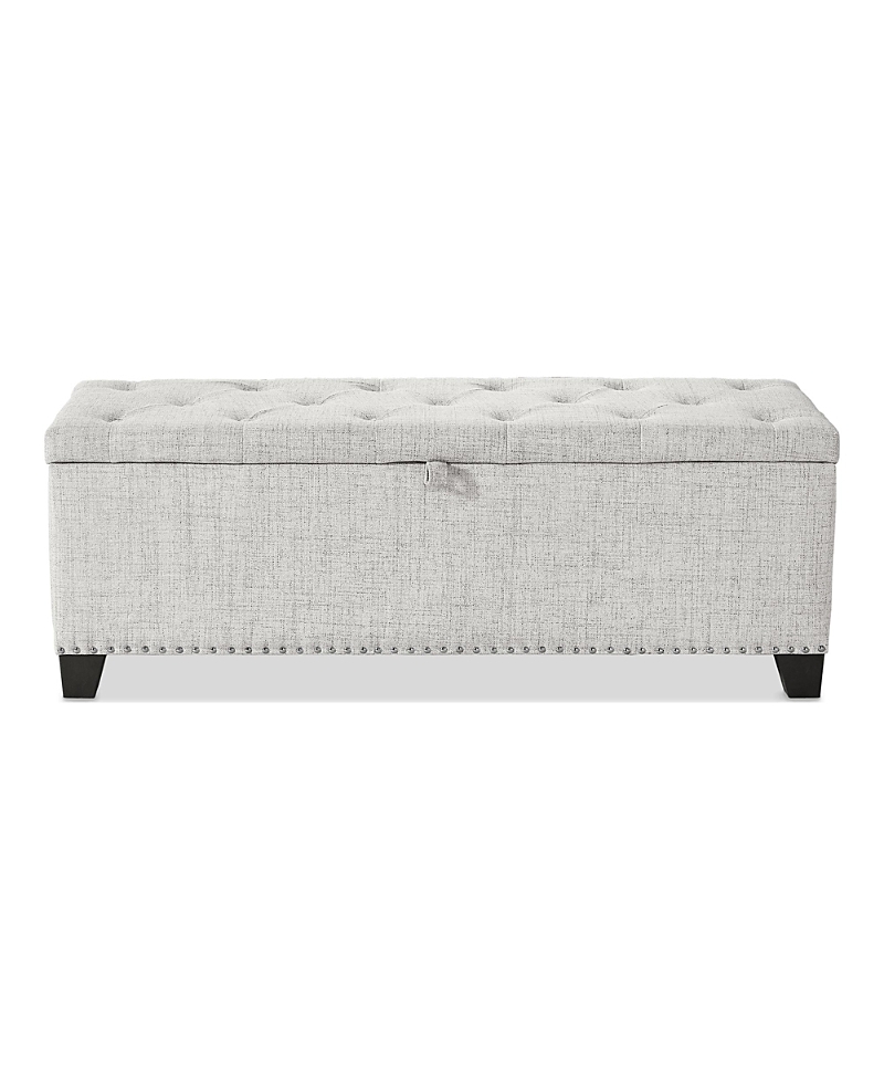 Furniture Of America Meryl Tufted Storage Bench In Gray