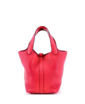 PM Monochrome Picotin Lock Bag Clemence