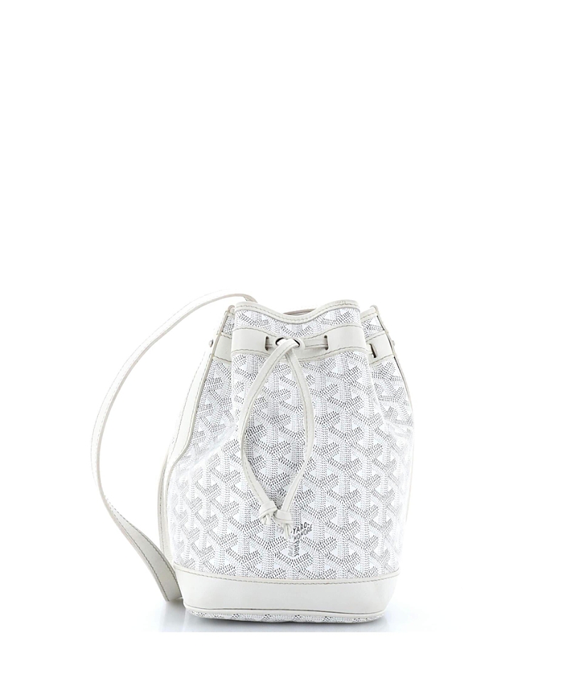 Pre-owned Pre-owned Goyard Goyard Pm Petit Flot Bucket Bag Coated Canvas