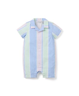 Janie and Jack - Boys' The Striped Seersucker Romper - Baby