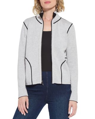 Reversible Cashmere Zip Up Cardigan