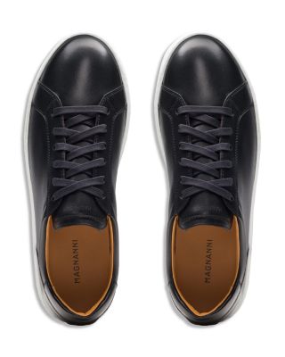 Men's Lace Up Leather Sneakers