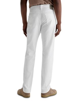 Everett Slim Straight Fit Jeans in Pristine White