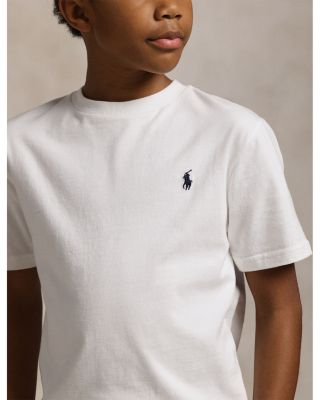 Boys' Embroidered Pony Cotton Tee - Big Kid