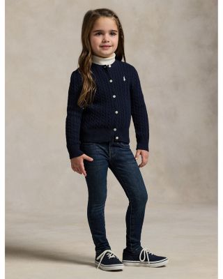 Polo Ralph Lauren Girls' Cable-Knit Cardigan - Little Kid