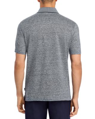 Short Sleeve Heathered Polo Shirt