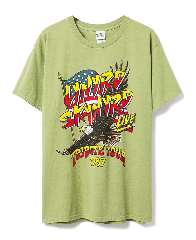 Junk Food Clothing Unisex Lynyrd Skynyrd Tribute Tour 1987 Flea Market Tee
