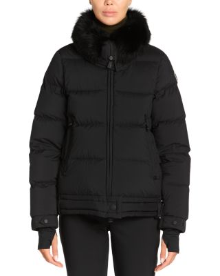 Arabbas Shearling Trim Puffer Jacket