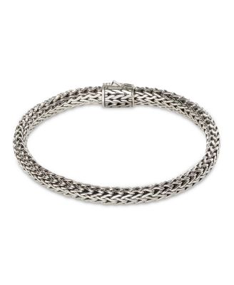  lassic Chain Sterling Silver Icon Bracelet, 6.5mm