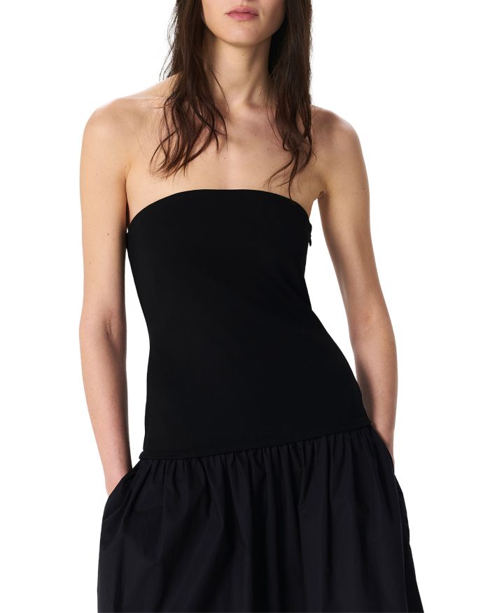 Irina Mixed Media Maxi Dress