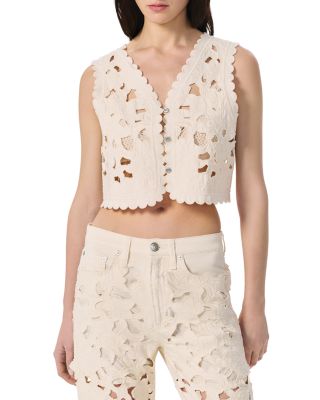 rag & bone - Coralie Floral Cut Out Vest