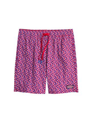 Vineyard Vines - Chappy Lobster Print Regular Fit 7" Swim Trunks