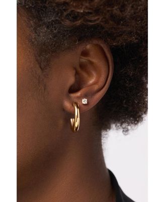 Gold Medium Lab Grown Diamond Studs