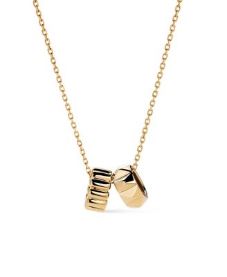 Gold Pendant Necklace - Asteroid Necklace