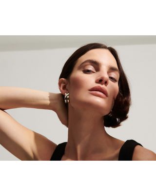 Odell Twist Half Hoop Earrings