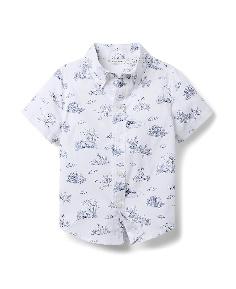 Shop Janie And Jack Boys' The Poplin Shirt - Baby, Little Kid, Big Kid