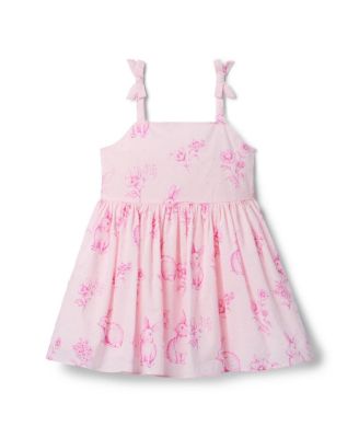 Janie and Jack - Girls' The Bunny Bouquet Dress - Baby, Little Kid, Big Kid