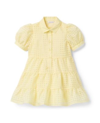 Janie and Jack - Girls' Checked Organza Dress - Baby, Little Kid, Big Kid