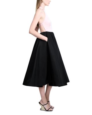 Halter Neck Midi Dress