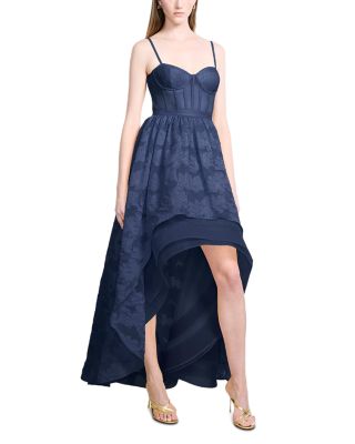 High Low Organza Tulle Gown