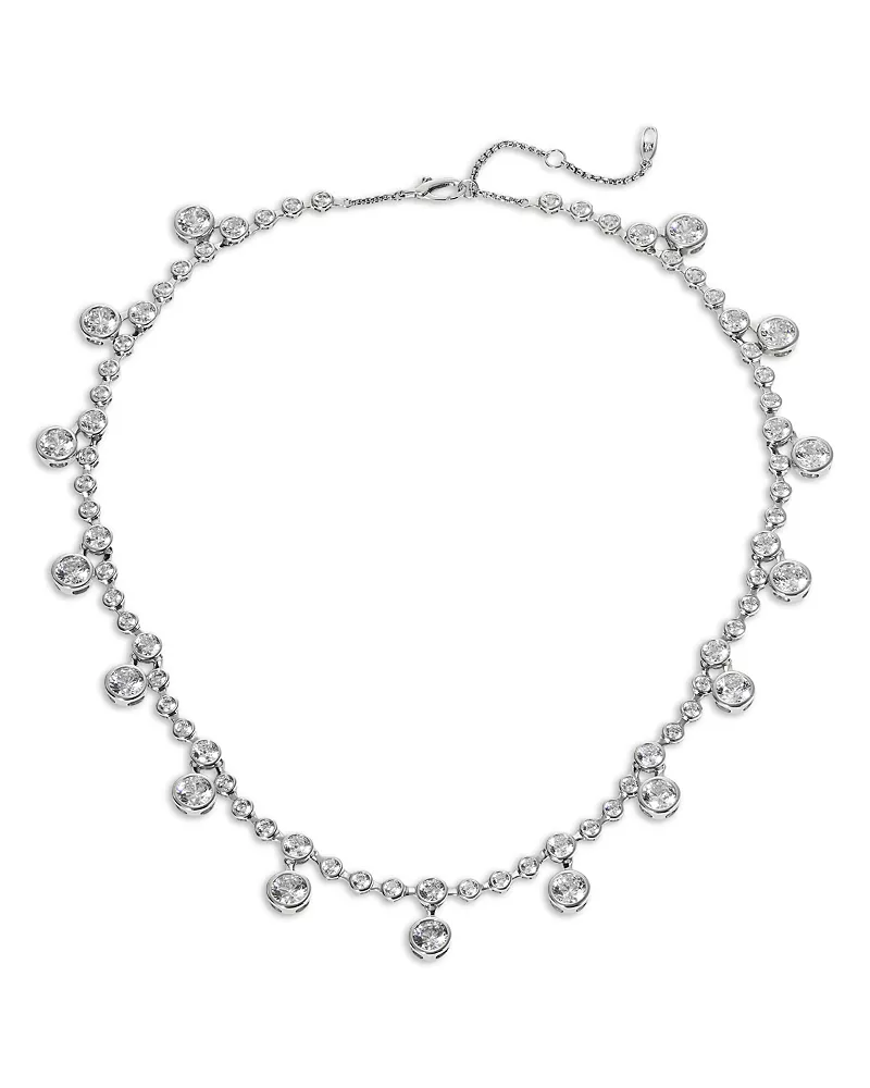 Nadri Bklyn Cubic Zirconia Bezel Collar Necklace, 16