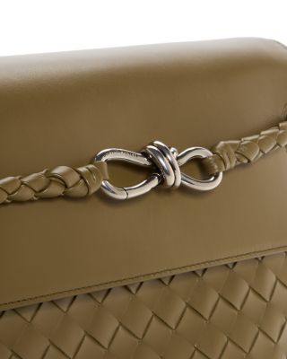 Andiamo Intrecciato Leather Crossbody Bag