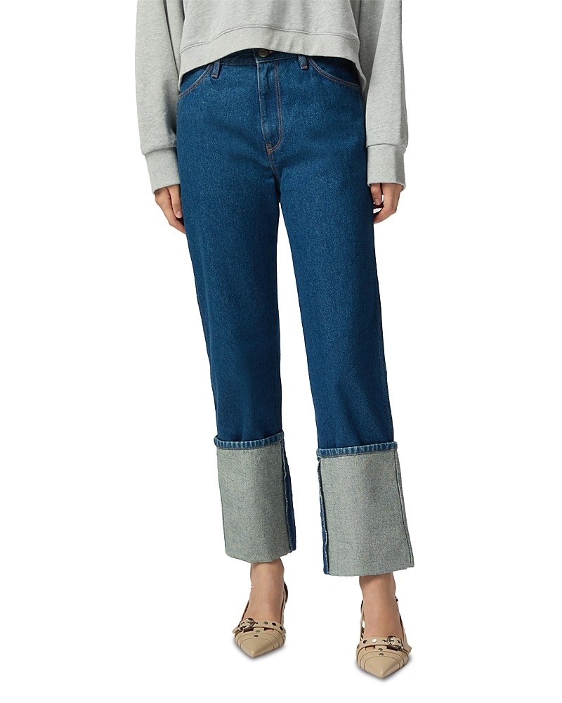 Pinko Turn-up Straight Jeans