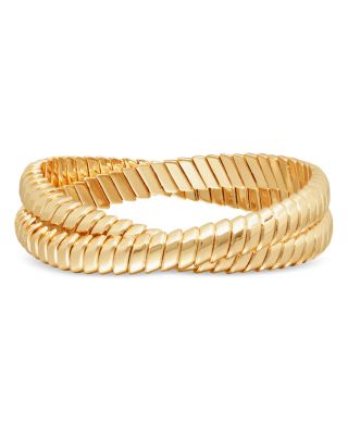 Two-Tone Double Cobra Bracelet