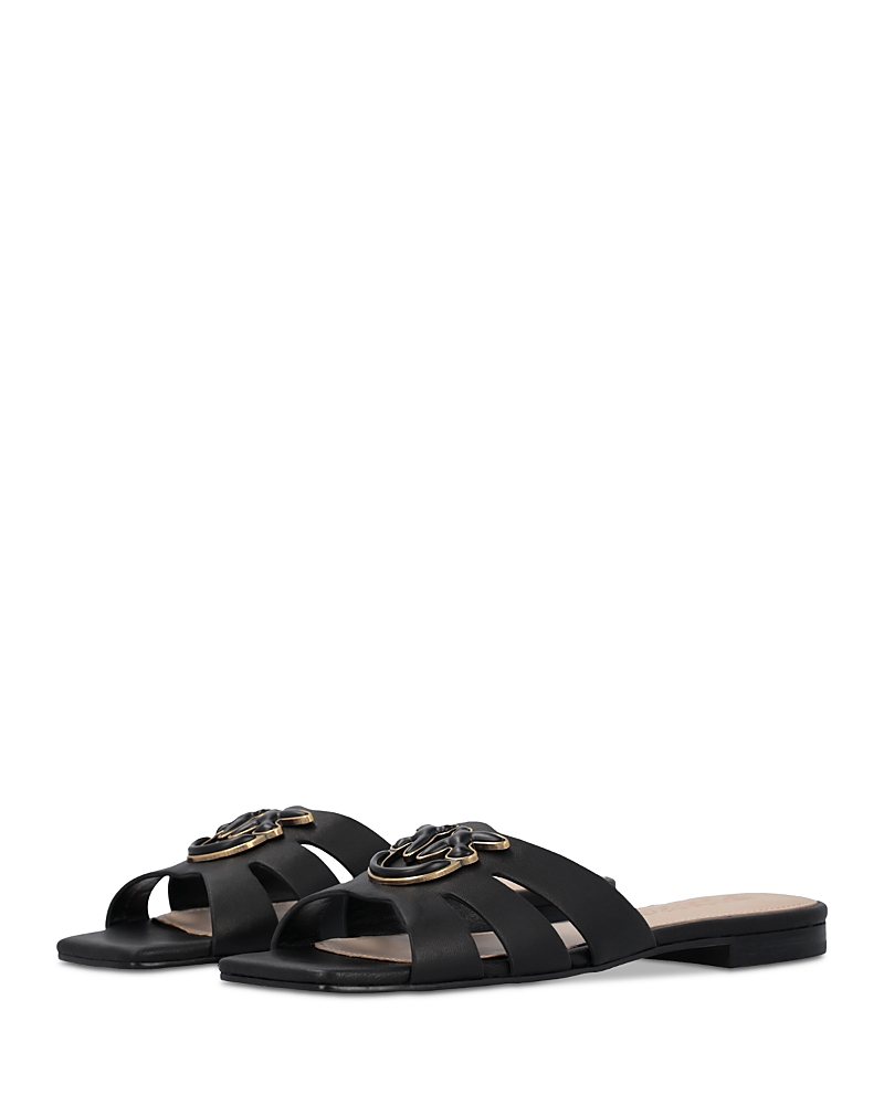 Pinko Women's Marli 09 Leather Slide Sandals