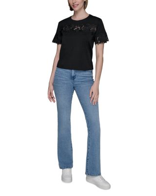 Lace Trim Tee
