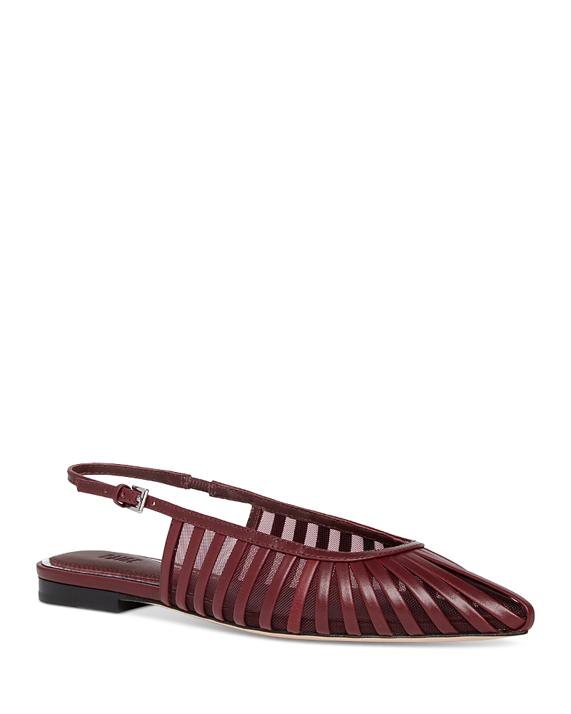 Paige Tera Pointed Toe Slingback Flat In Brown