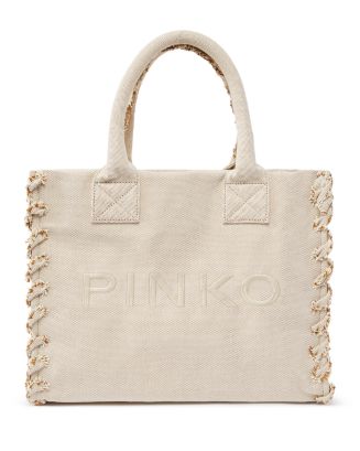 Pinko Handtasche Beach Shopping PE 23 PLTT 100782 A0PZ Weiß