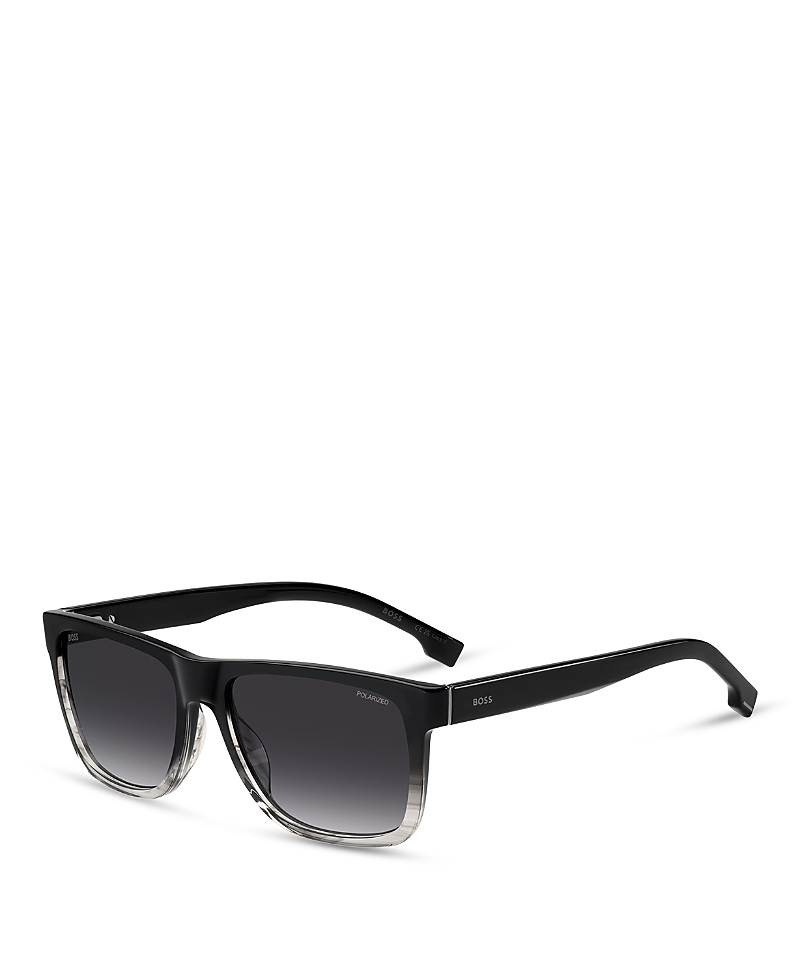 Hugo Boss Rectangle Sunglasses, 57mm