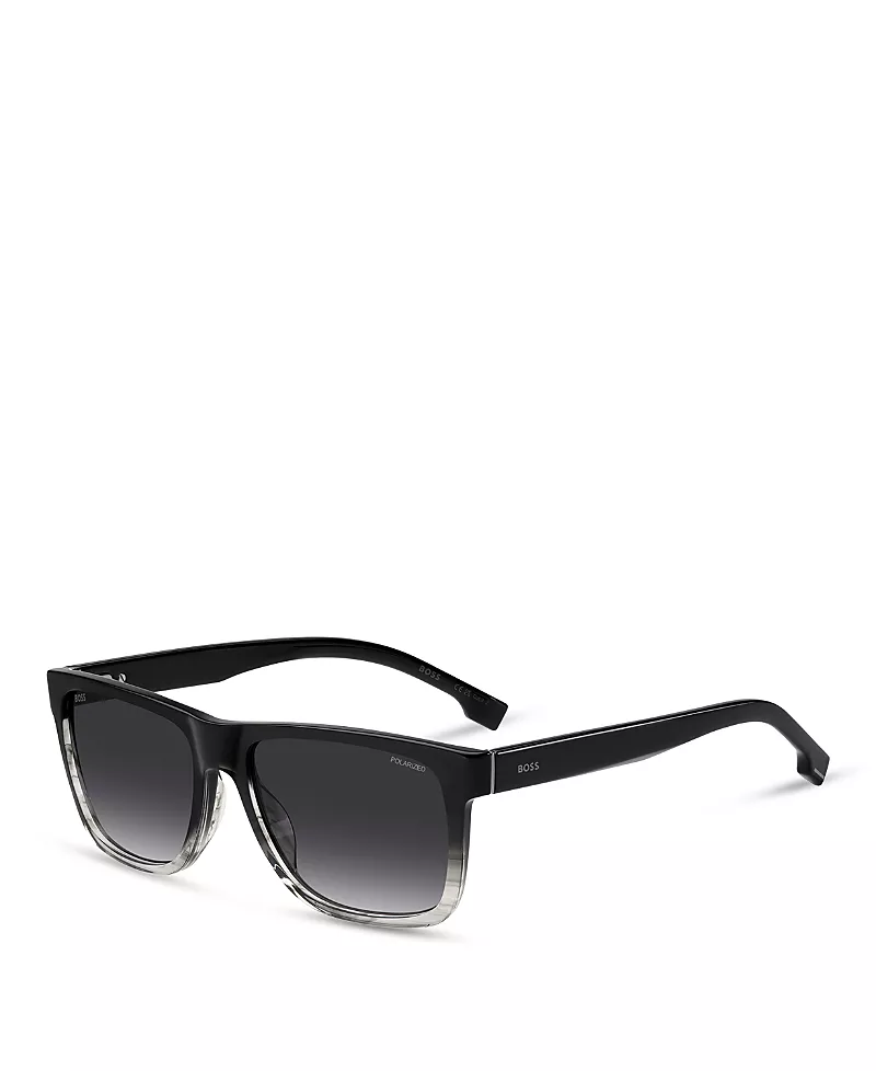 Hugo Boss Rectangle Sunglasses, 57mm