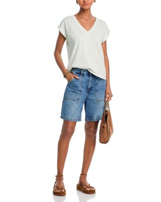 Easy Cotton V Neck Tee