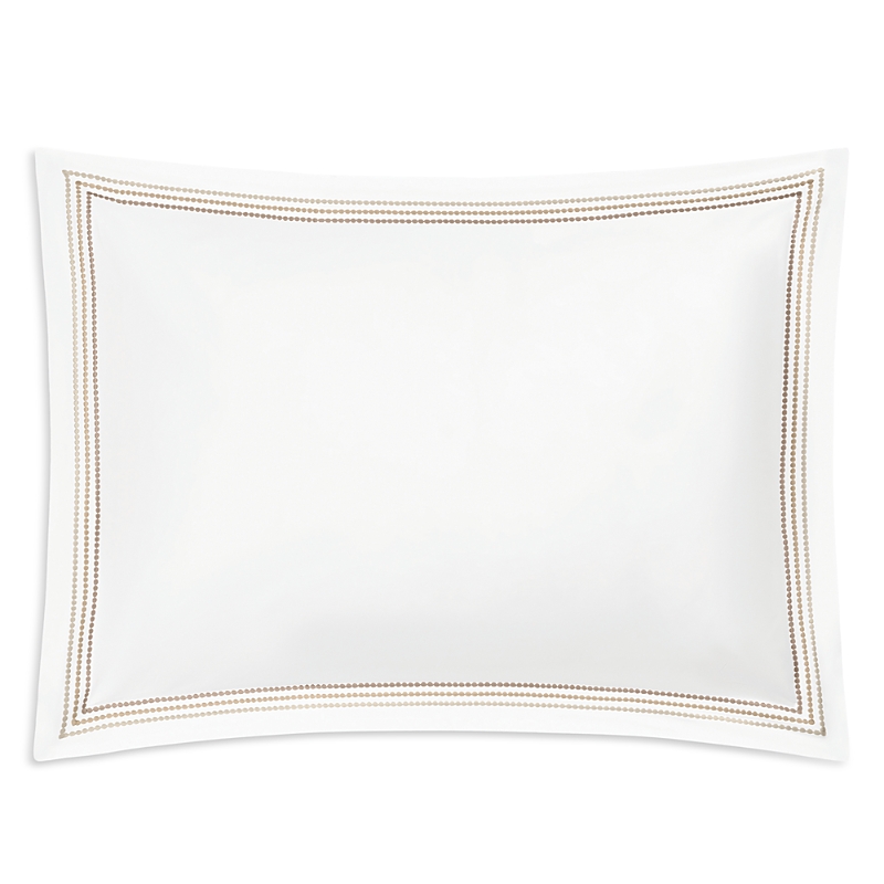 Matouk Amara Triple Pearl King Sham In Sand