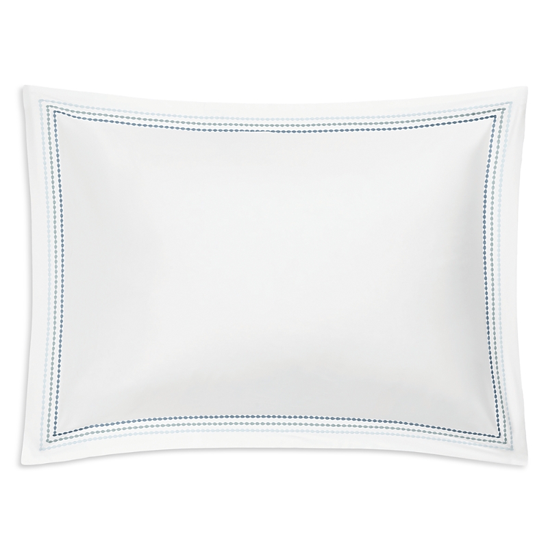 Matouk Amara Triple Pearl King Sham In Blue