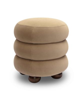 TOV Furniture - Stefanie Velvet Ottoman