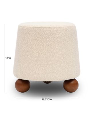 Jaine Boucle Ottoman
