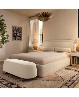 Jaine Boucle Large Ottoman