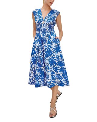 Roxanne Smocked Midi Dress