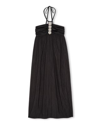 Palazzo Halter Maxi Dress