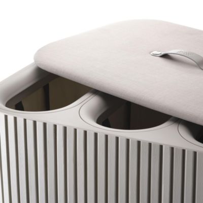 Tota Trio Luxe 90-liter Bamboo Laundry Separation Basket