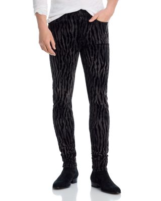 MONFRÈRE - Greyson Skinny Fit Jeans in Noir Tigre