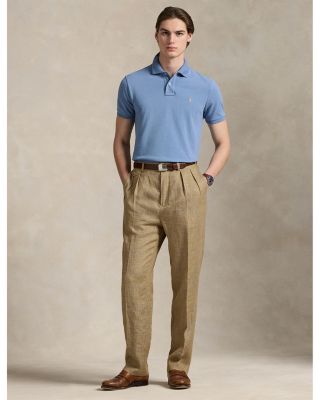 Custom Slim Fit Mesh Polo Shirt