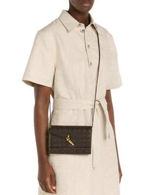 Andiamo Intrecciato Leather Crossbody Bag