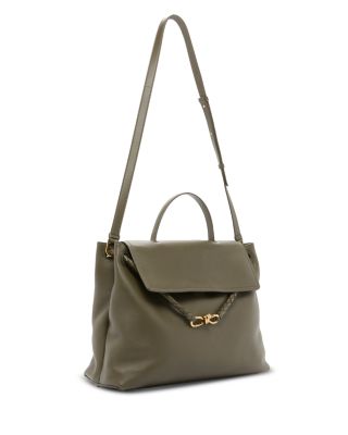 Large Ciao Ciao Intrecciato Leather Top Handle Bag