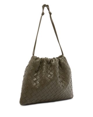 Dustbag Intrecciato Leather Shoulder Bag