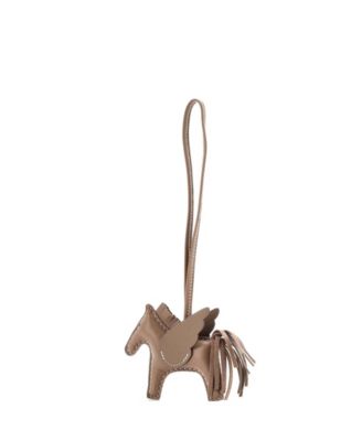 Pre-Owned HERMÈS - PM Monochrome Pegase Rodeo Bag Charm Leather
