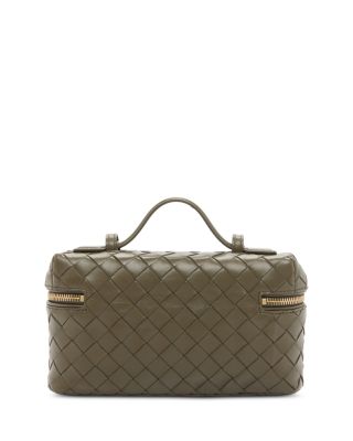 Bang Bang Intrecciato Leather Vanity Case